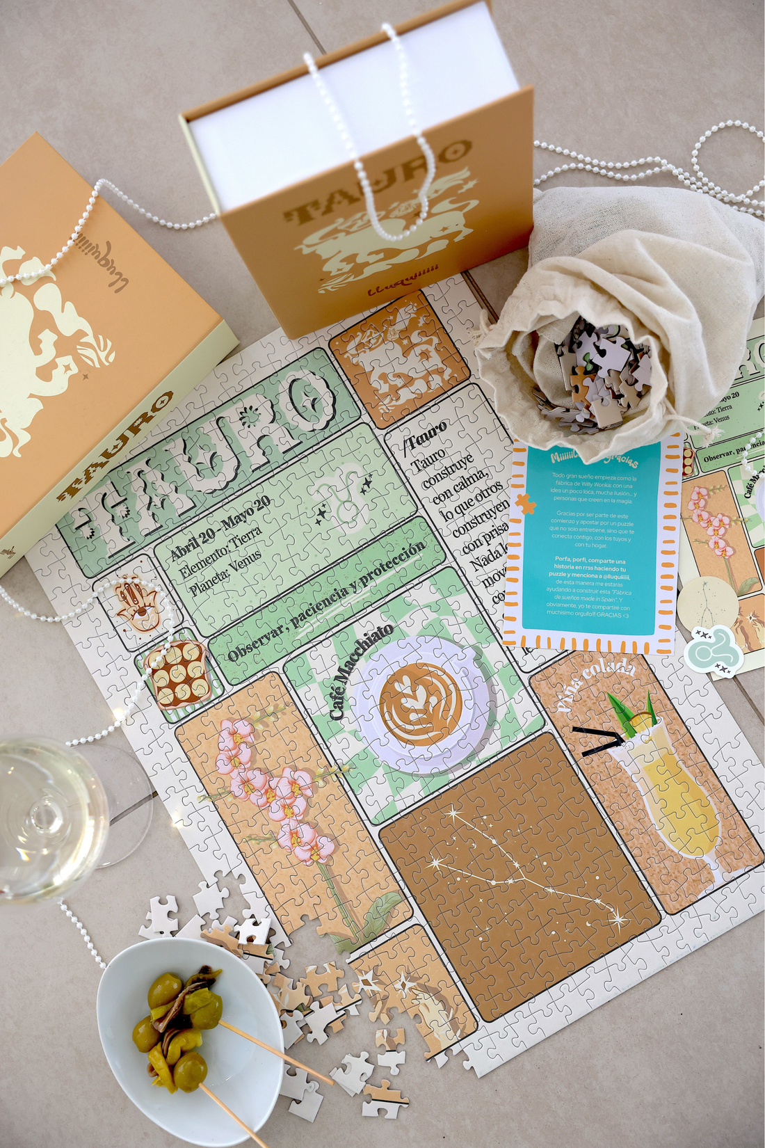 Regalo para Tauro — puzzle zodiacal lluquiiiiii