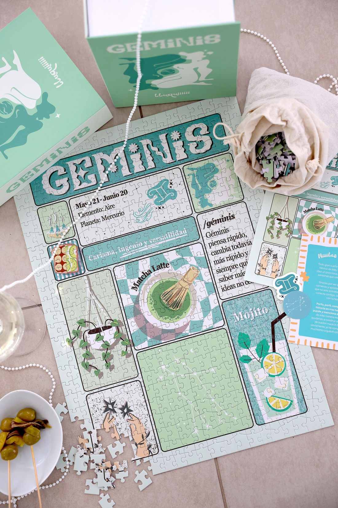 Regalo para Géminis — puzzle zodiacal lluquiiiiii