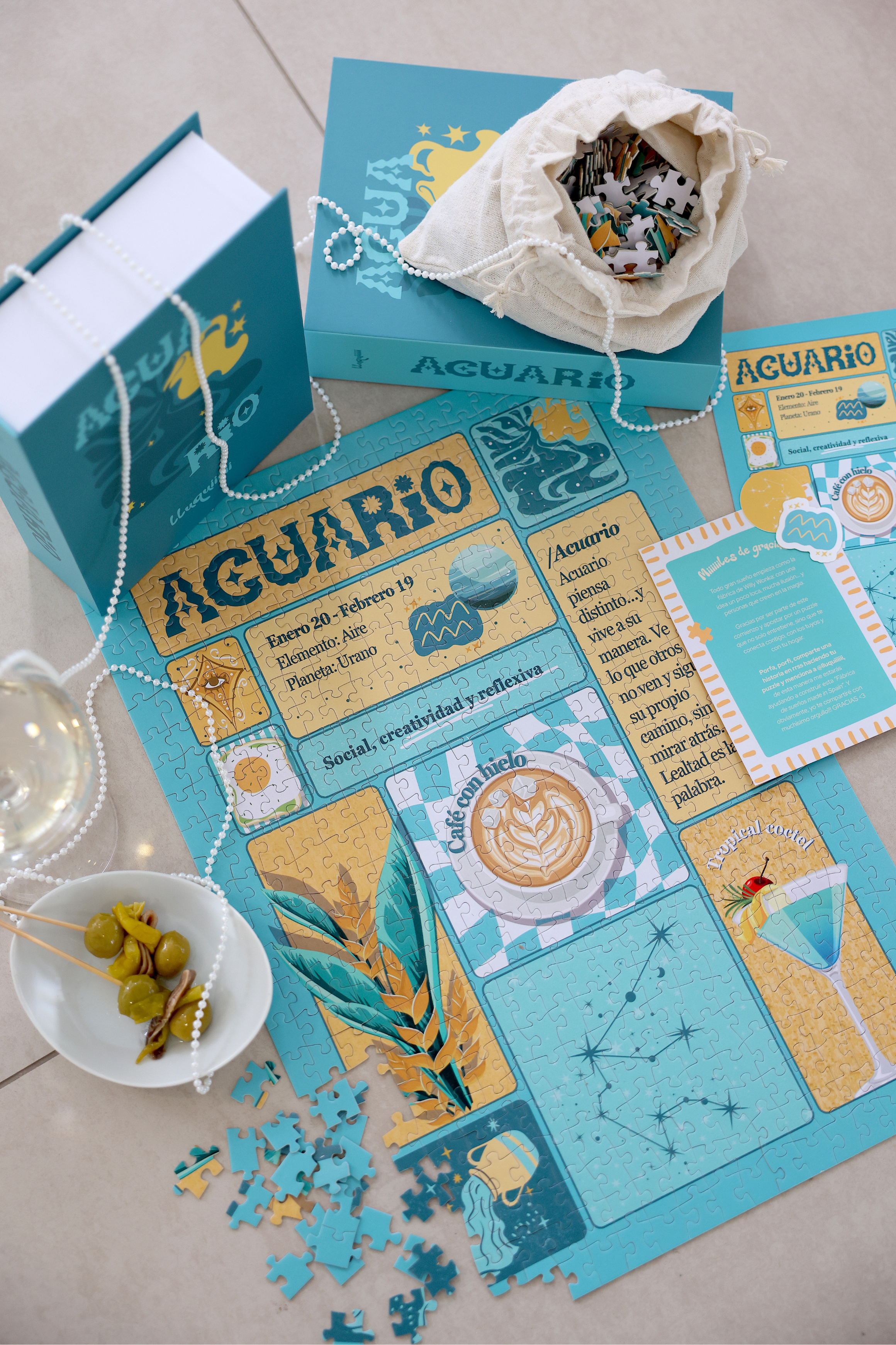 Puzzle Acuario regalo - regalo original Acuario cumpleaños