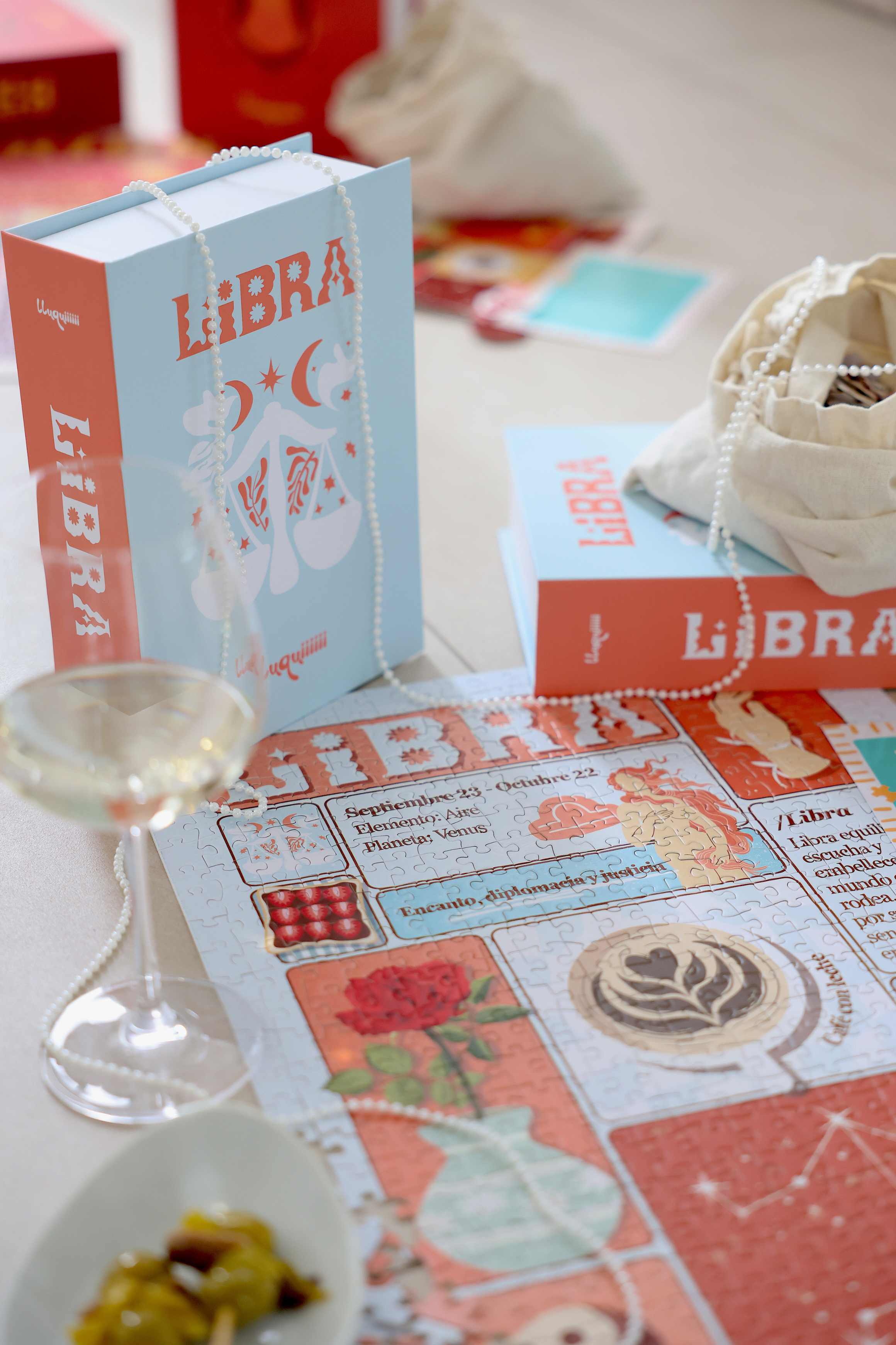 Puzzle Libra detalle - regalo para Libra puzzle zodiacal original