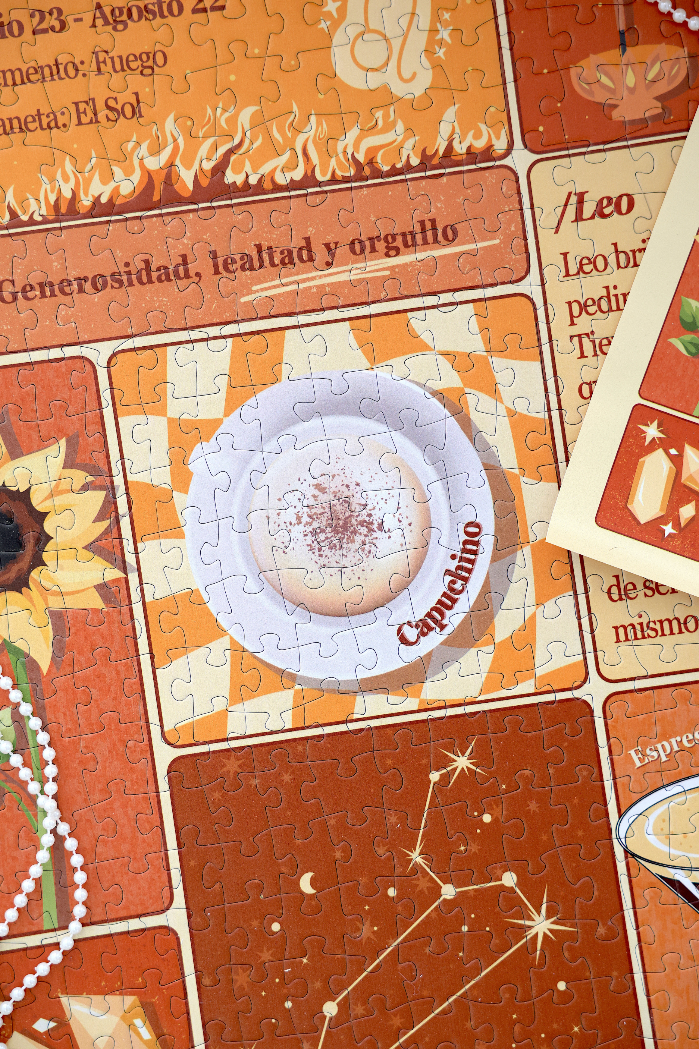 Puzzle Leo piezas - puzzle temático zodiaco lluquiiiiii