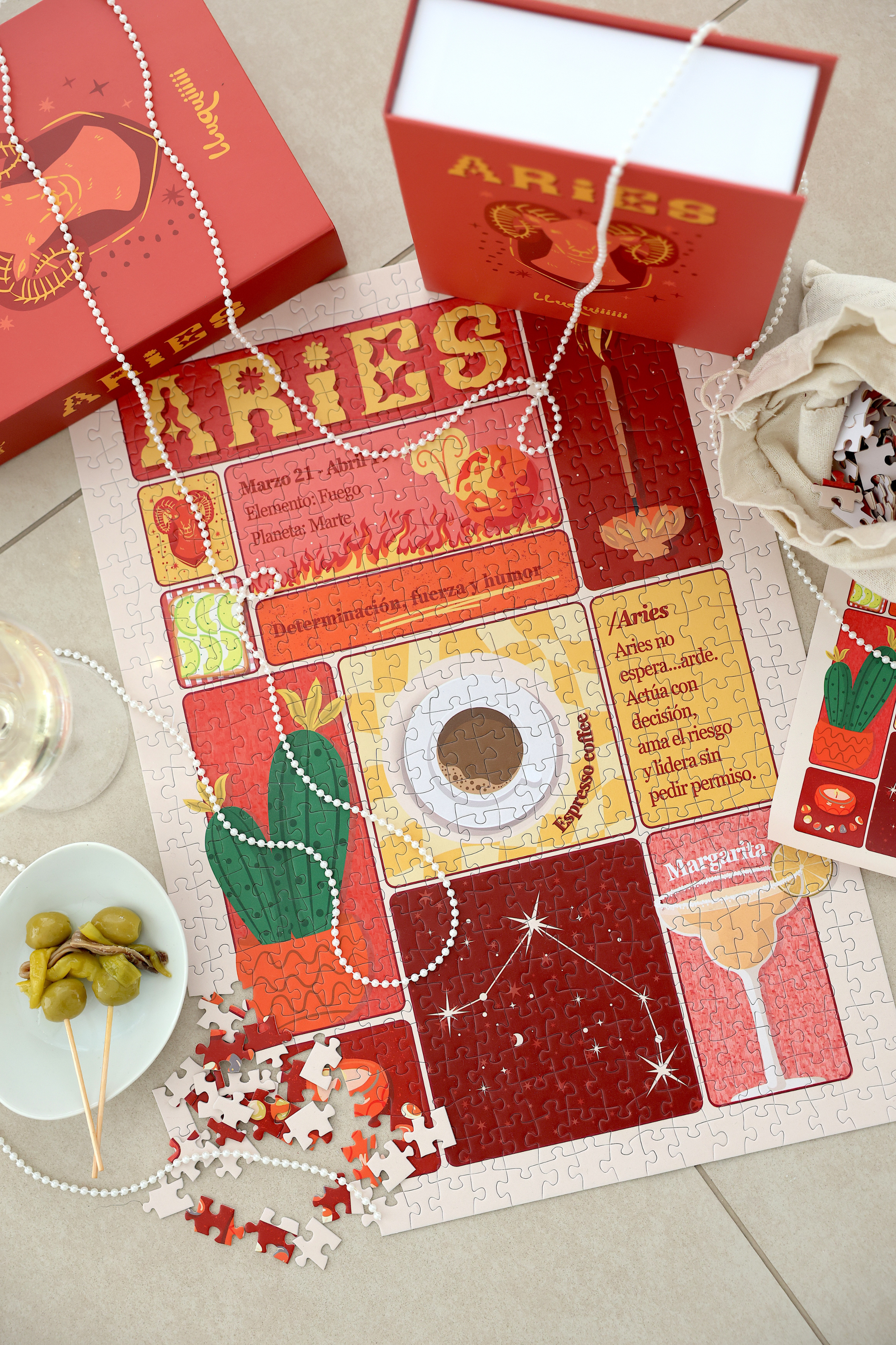 Puzzle Aries caja - puzzle signo Aries lluquiiiiii Valencia